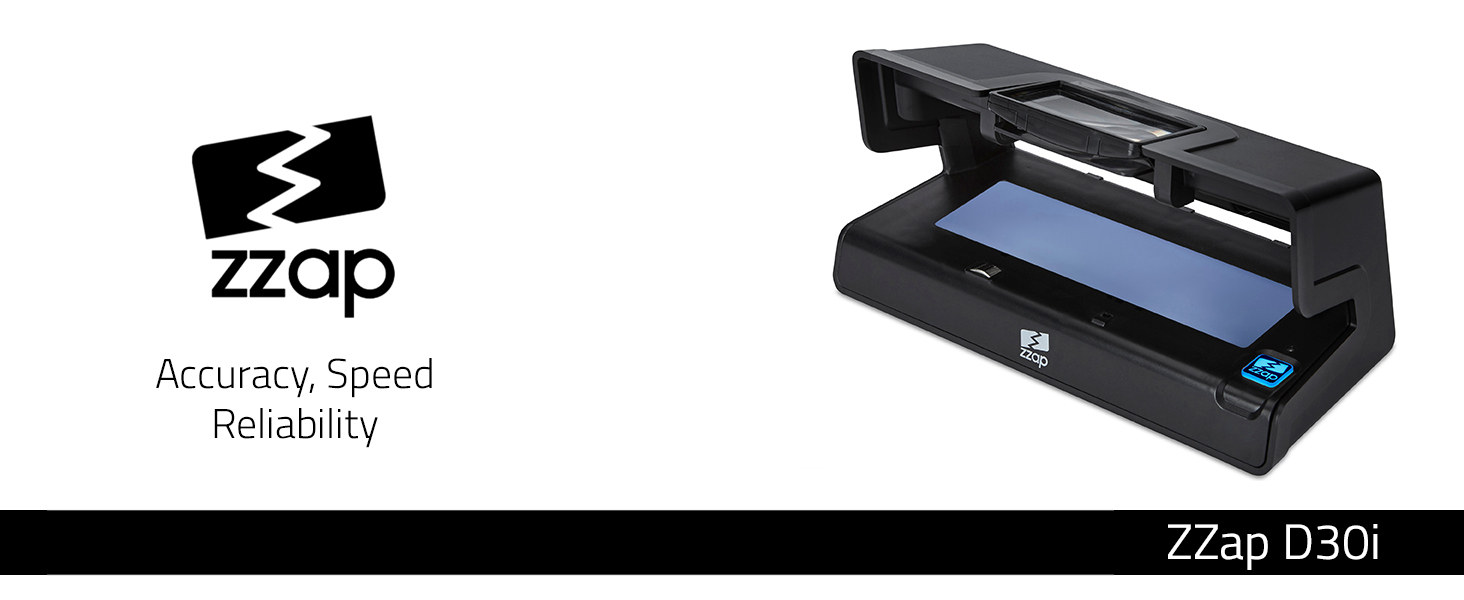 ZZap D30i - Counterfeit Banknote Detector - LED Ultraviolet Light